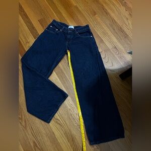 Motel Dark Blue Wide Leg Jeans